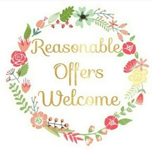 Reasonable offers welcome 😊